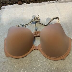 Victoria's Secret Nude Snap Front Bra 36D